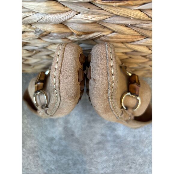 EUC GUCCI Suede bamboo horsebit driving loafer, tan, Sz 36 $1,050 - Picture 6 of 10